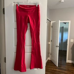Pink Splits59 flare leggings